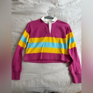 Rowing Blazer Cropped Rugby Shirt